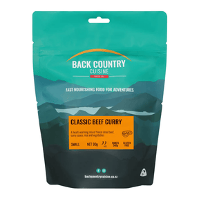 Back Country Cuisine - 1 Serve Meals - Fish City Hamilton - Classic Beef Curry - GF -