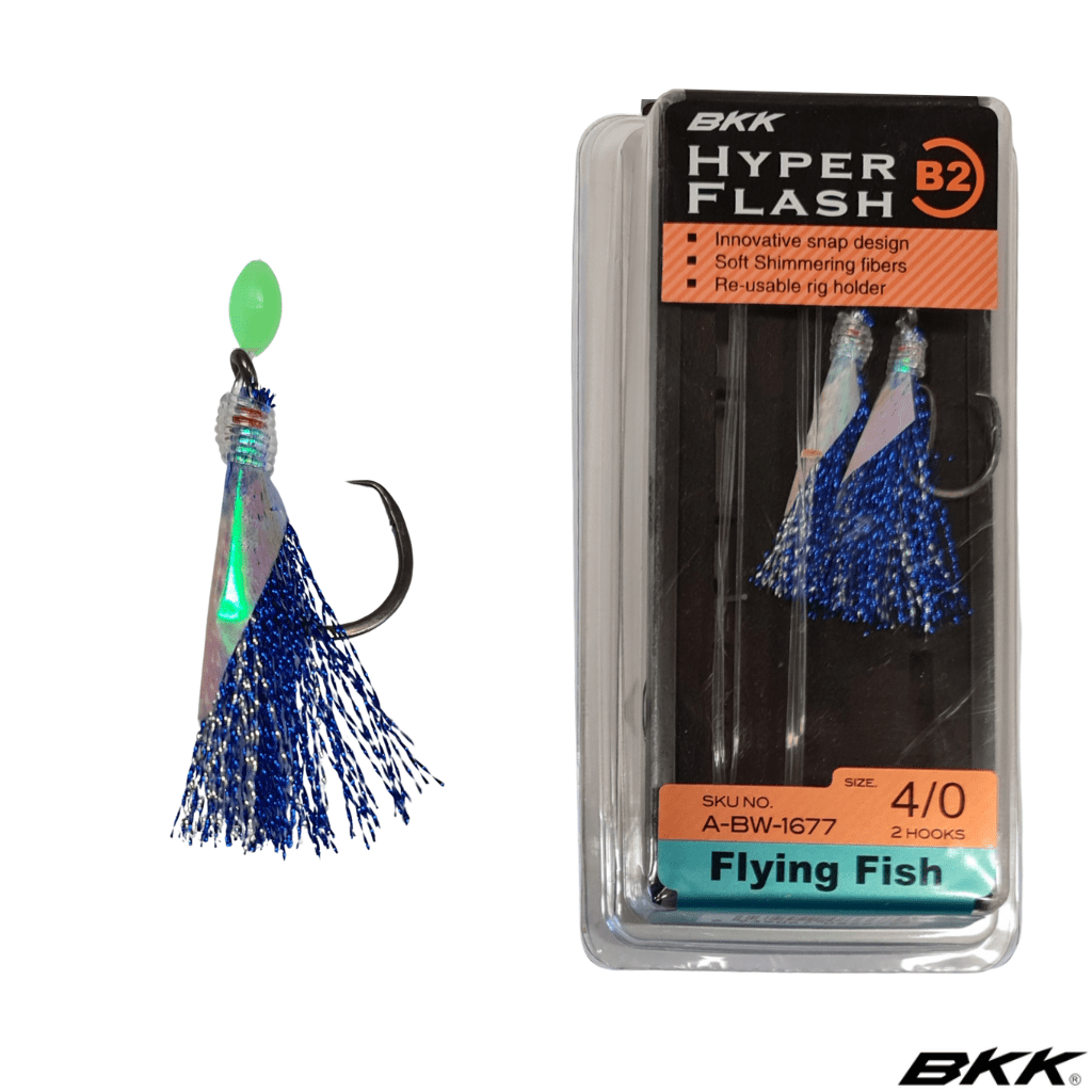BKK Hyper Flash B2 Heavy Circle Super-Slide Flasher Rigs - Flying Fish - Fish City Hamilton - 4/0 -