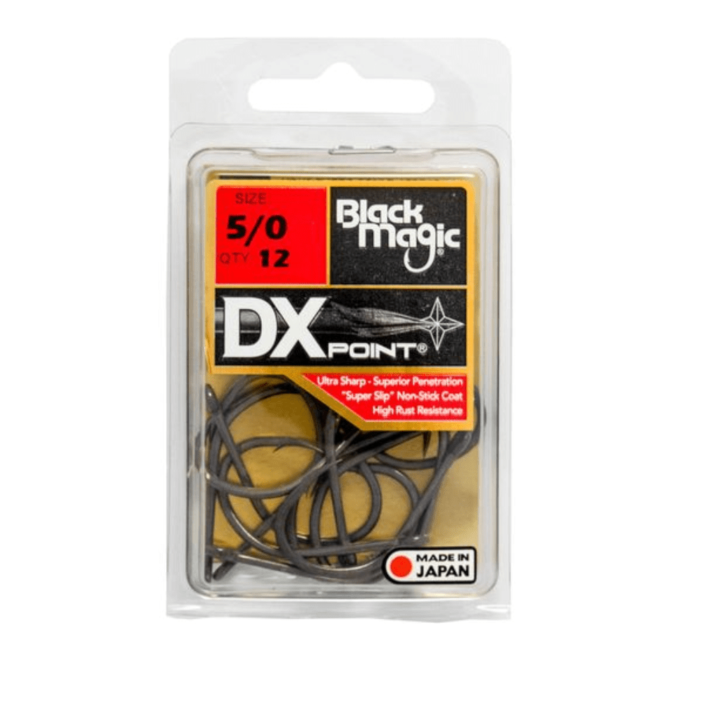 Black Magic Dx Point Hooks - Fish City Hamilton - 1/0 - Economy Pack