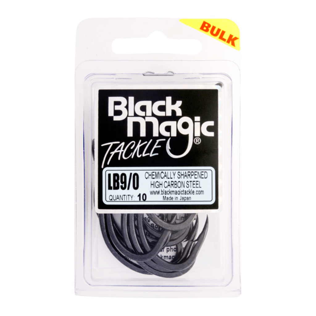 Black Magic Livebait LB Series Hooks - Fish City Hamilton - 9/0 - Bulk Pack