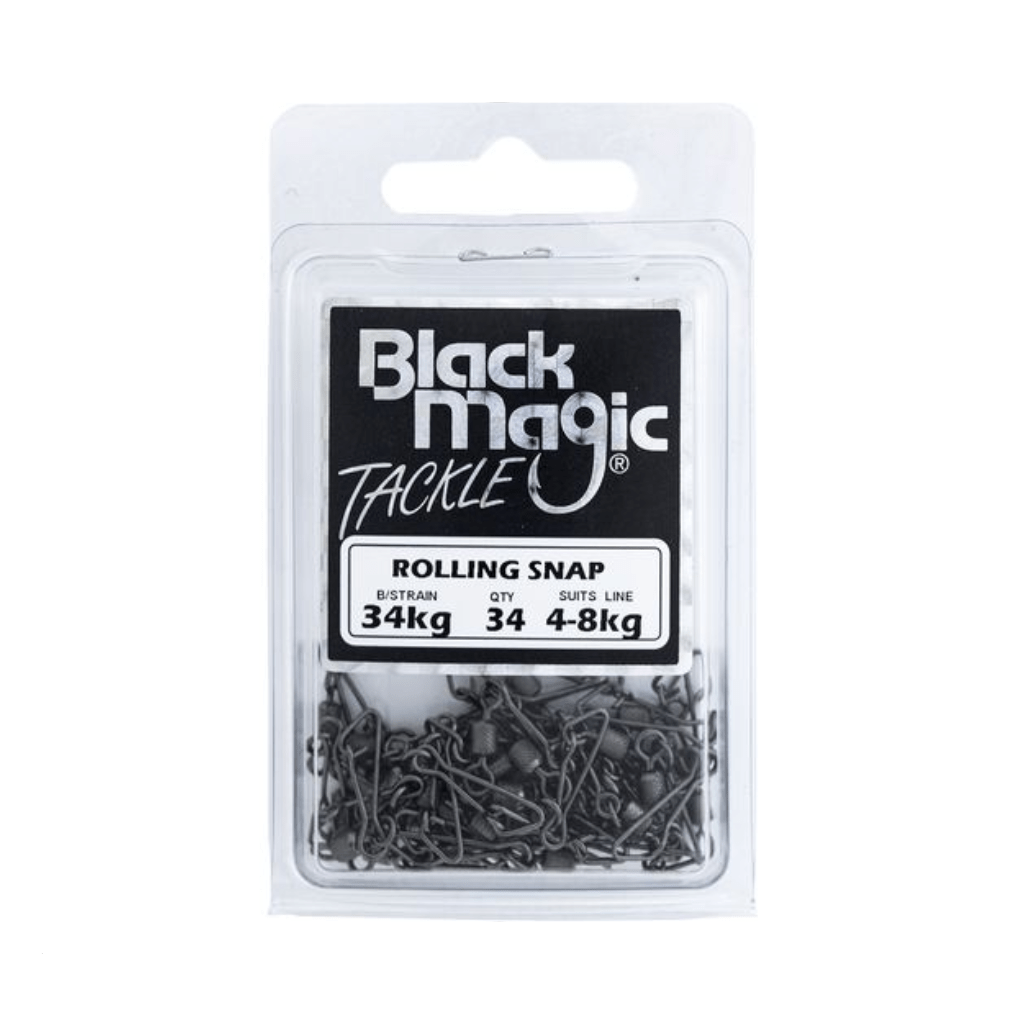 Black Magic Rolling Snap Swivels - Fish City Hamilton - 2-3KG - Economy