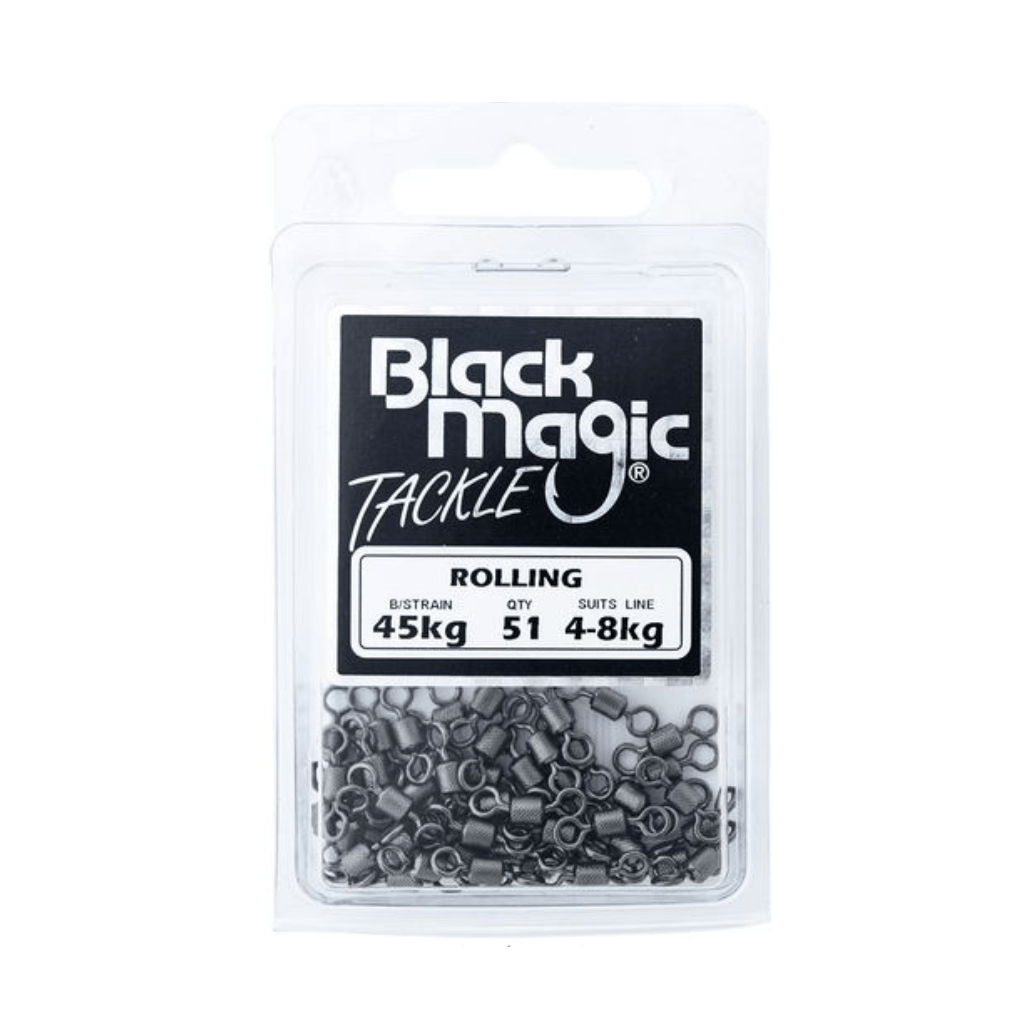 Black Magic Rolling Swivels - Fish City Hamilton - 2-3KG - Economy