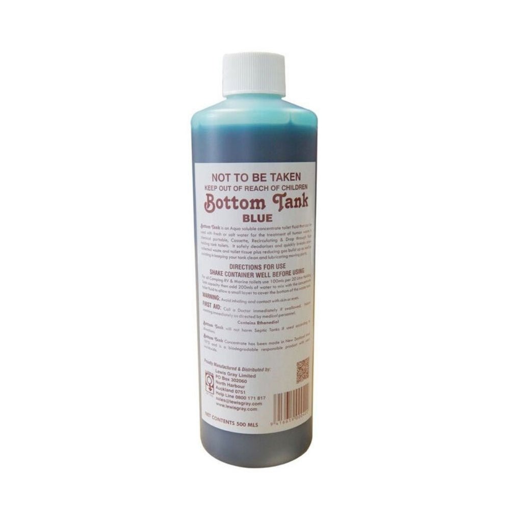 Bottom Tank Toilet Chemical - Blue 500ml - Fish City Hamilton - -