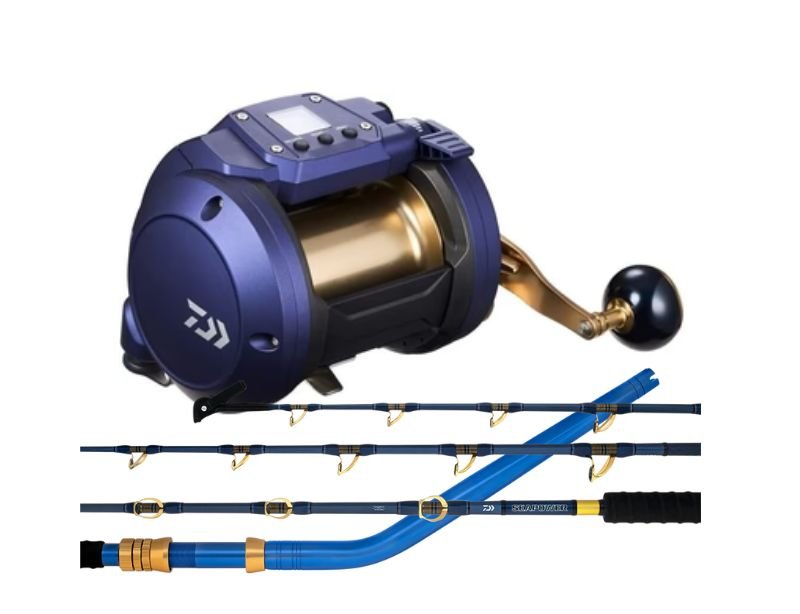 Daiwa 22 Seapower 1200 & Seapower 5'5" 1pce Electric Rod & Reel Combo - Fish City Hamilton - -