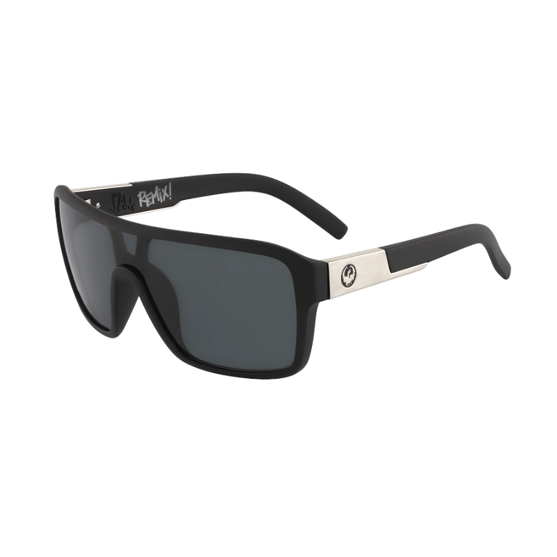 Dragon Remix Black / Lumalens Smoke Polarised Sunglasses - Fish City Hamilton - -