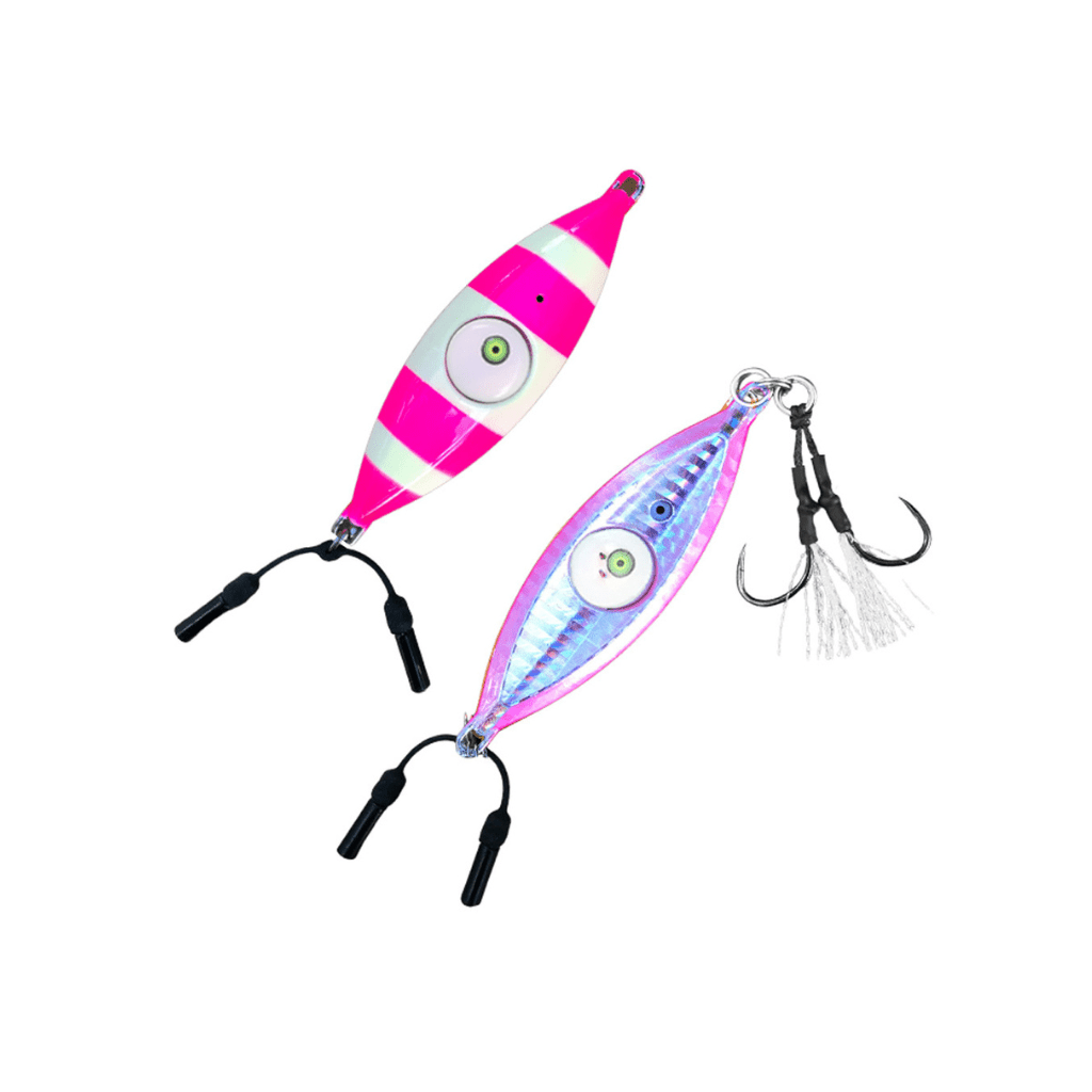 Glowbite Jack Flash jig - Fish City Hamilton - Pink Maomao - 60g