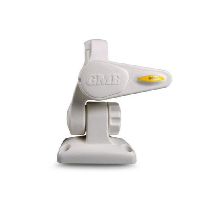 GME Antenna Mount Rectangle Double Swivel White - Fish City Hamilton - -