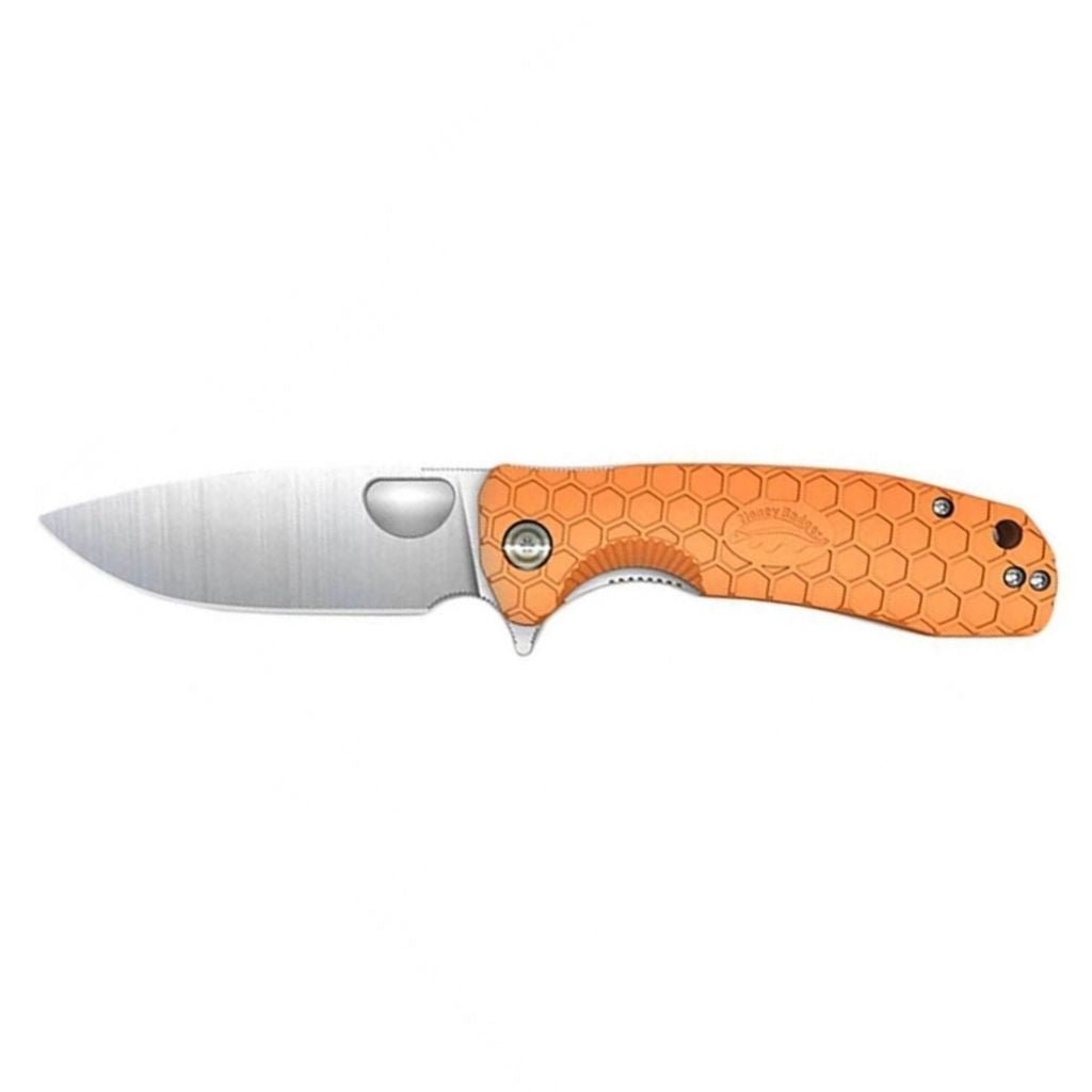 Honey Badger Flipper Knife - Orange Large - Fish City Hamilton - -