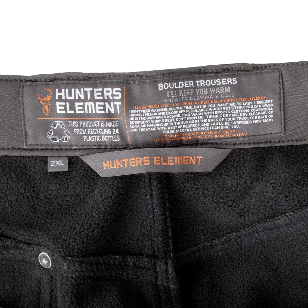 Hunters Element Boulder Trousers - Fish City Hamilton - Small - Forest Green