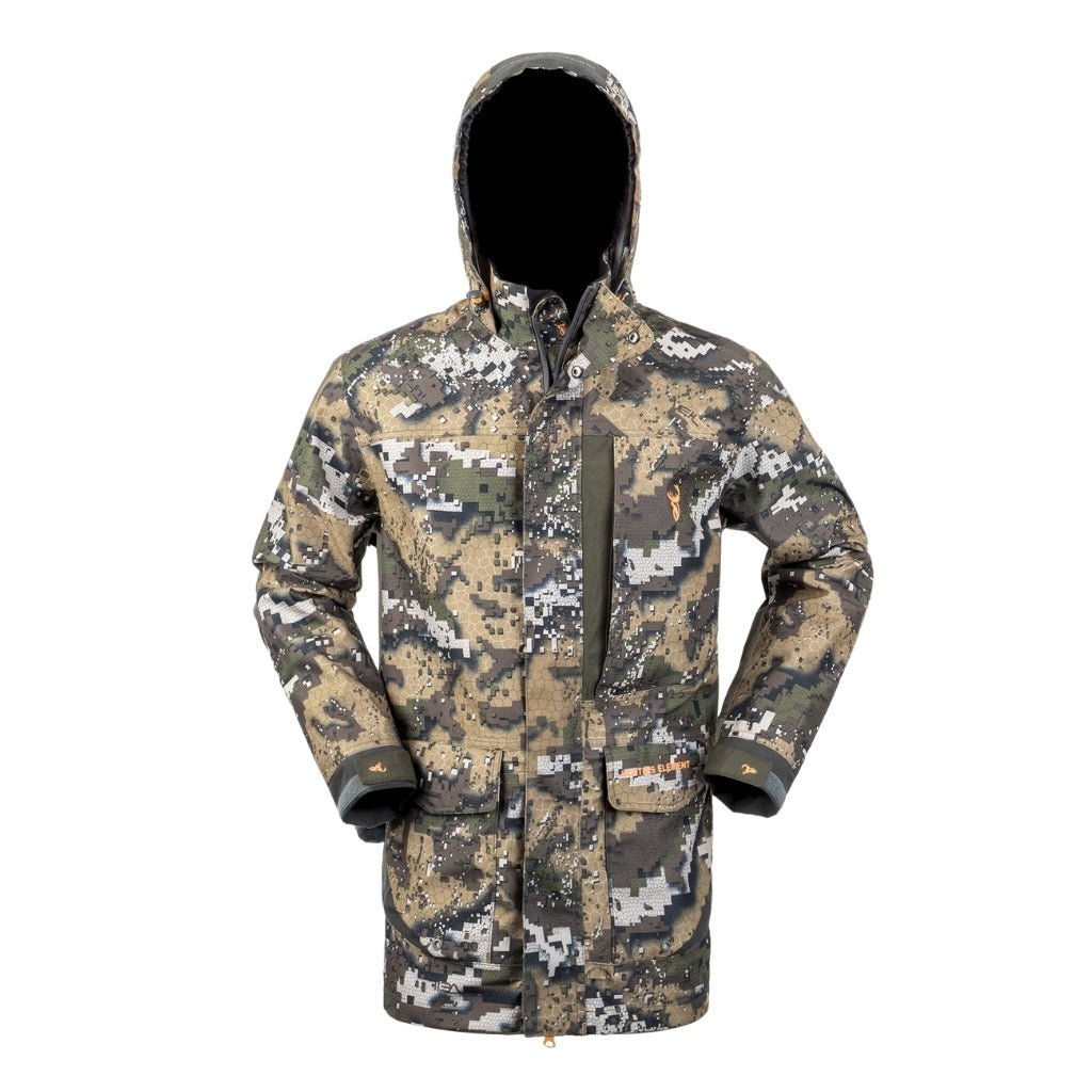 Hunters Element Downpour Elite Jacket - Fish City Hamilton - Veil - Small