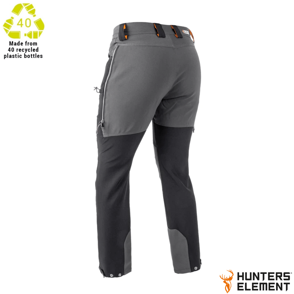 Hunters Element Spur Pants - Black/Grey - Fish City Hamilton - Small -