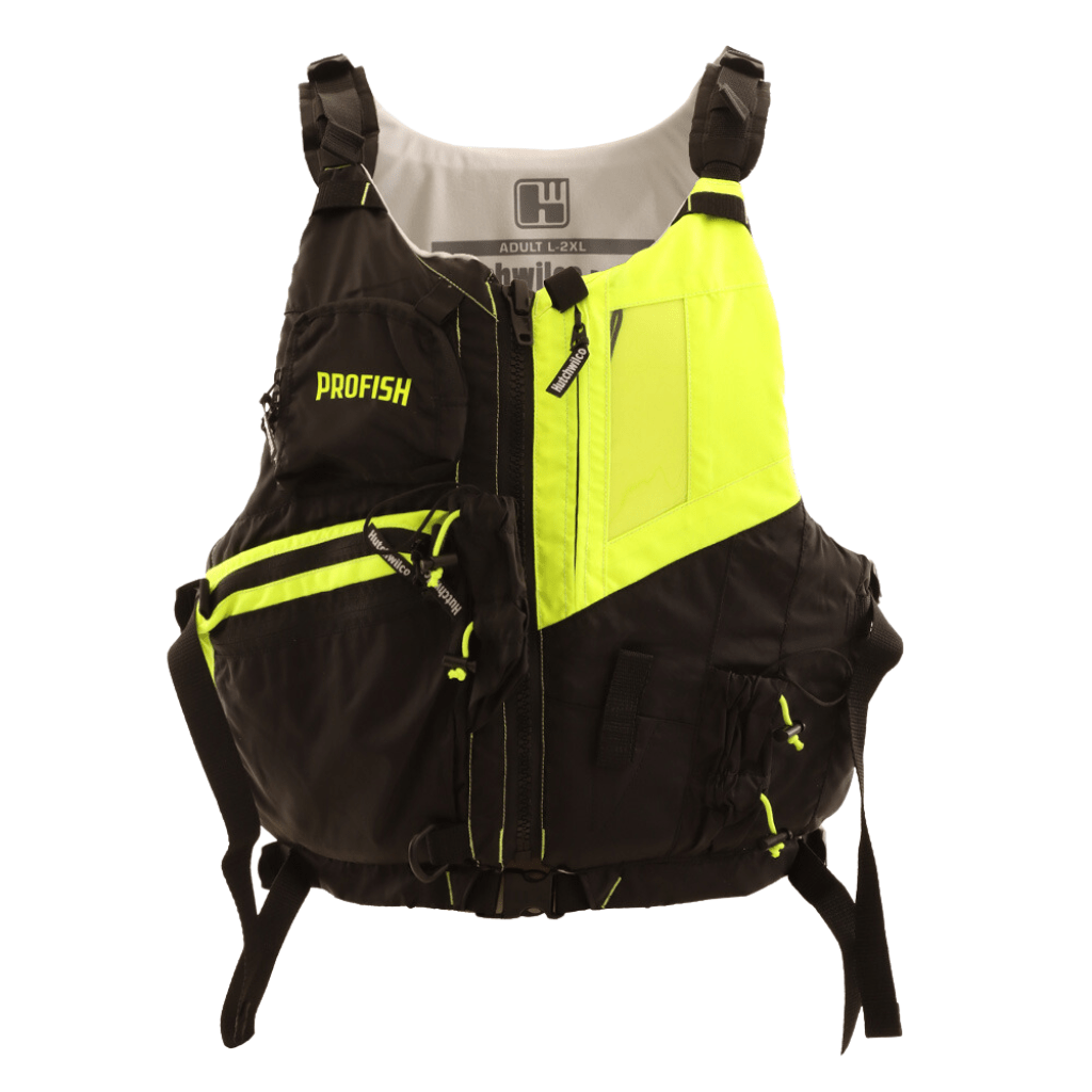 Hutchwilco Pro Fish Kayak/Fishing Vest Hi-Viz - Fish City Hamilton - XS-Med -