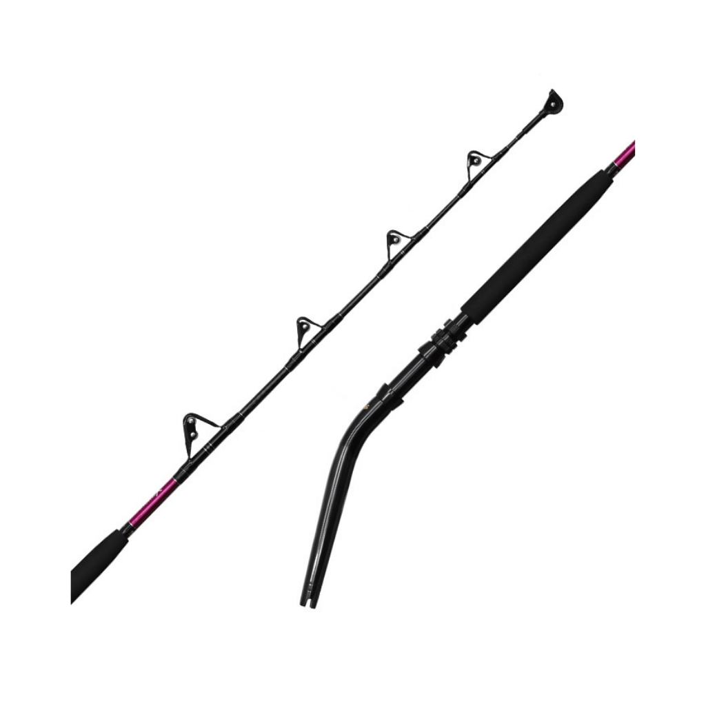 Kilwell NZ Fibre-X 37kg Fully Rollered Game Rod - Fish City Hamilton - Twin Butt -