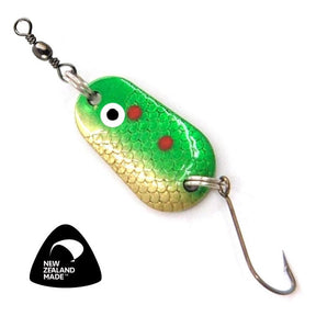 Kilwell NZ Zed Spinning Lures 12g - Fish City Hamilton - Green Gold -