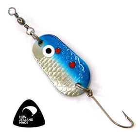 Kilwell NZ Zed Spinning Lures 7g - Fish City Hamilton - Silver Blue -