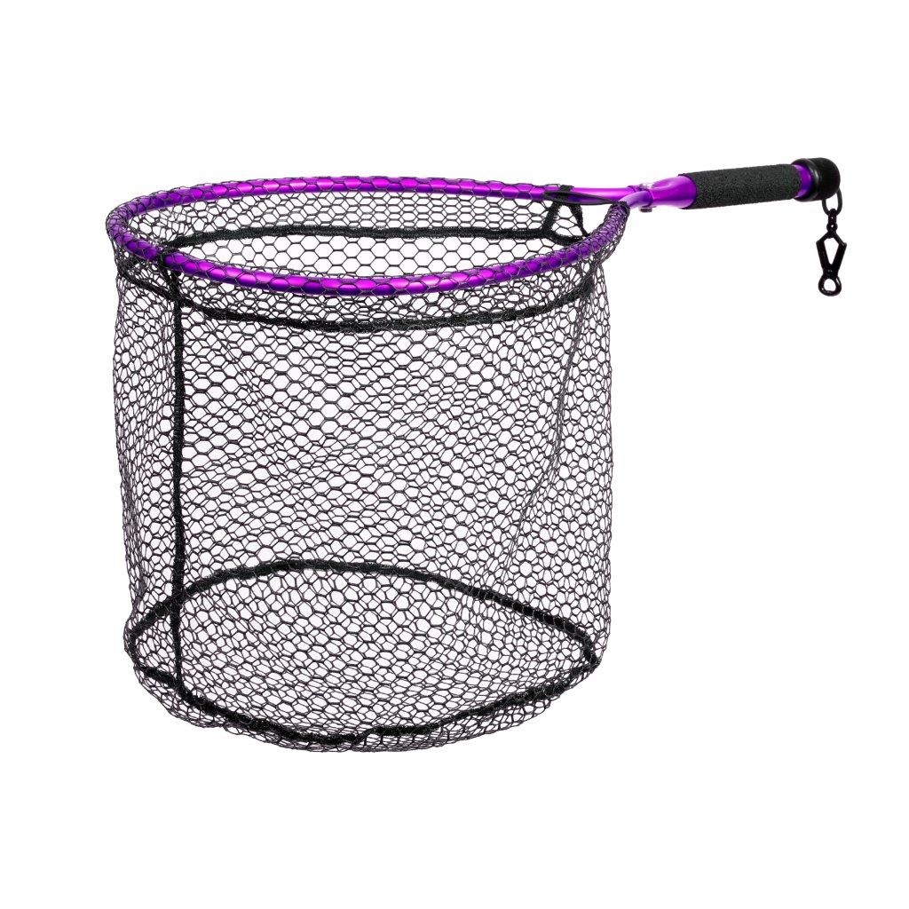 Mclean Short Handle Weigh Net - Fish City Hamilton - Medium - Purple