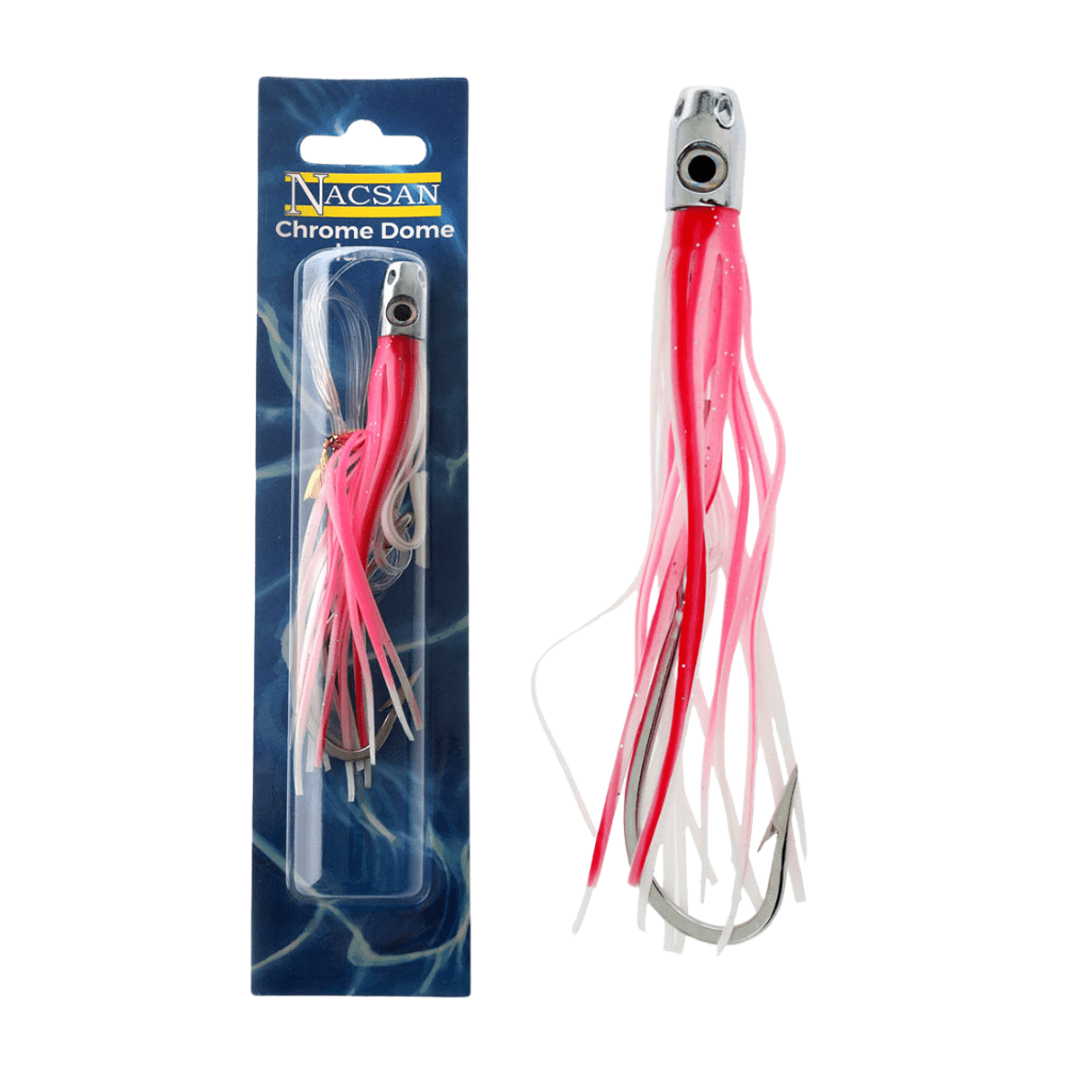 Nacsan Chrome Dome Skippy Lure Rigged - Fish City Hamilton - Pink -