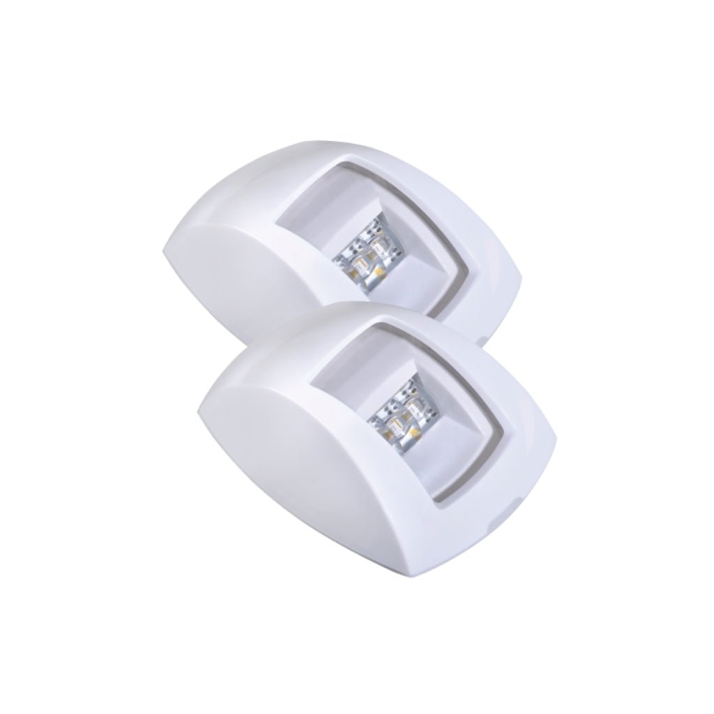 Narva 9-33V 1Nm LED Port & Starboard Lamps - Fish City Hamilton - White Clear -