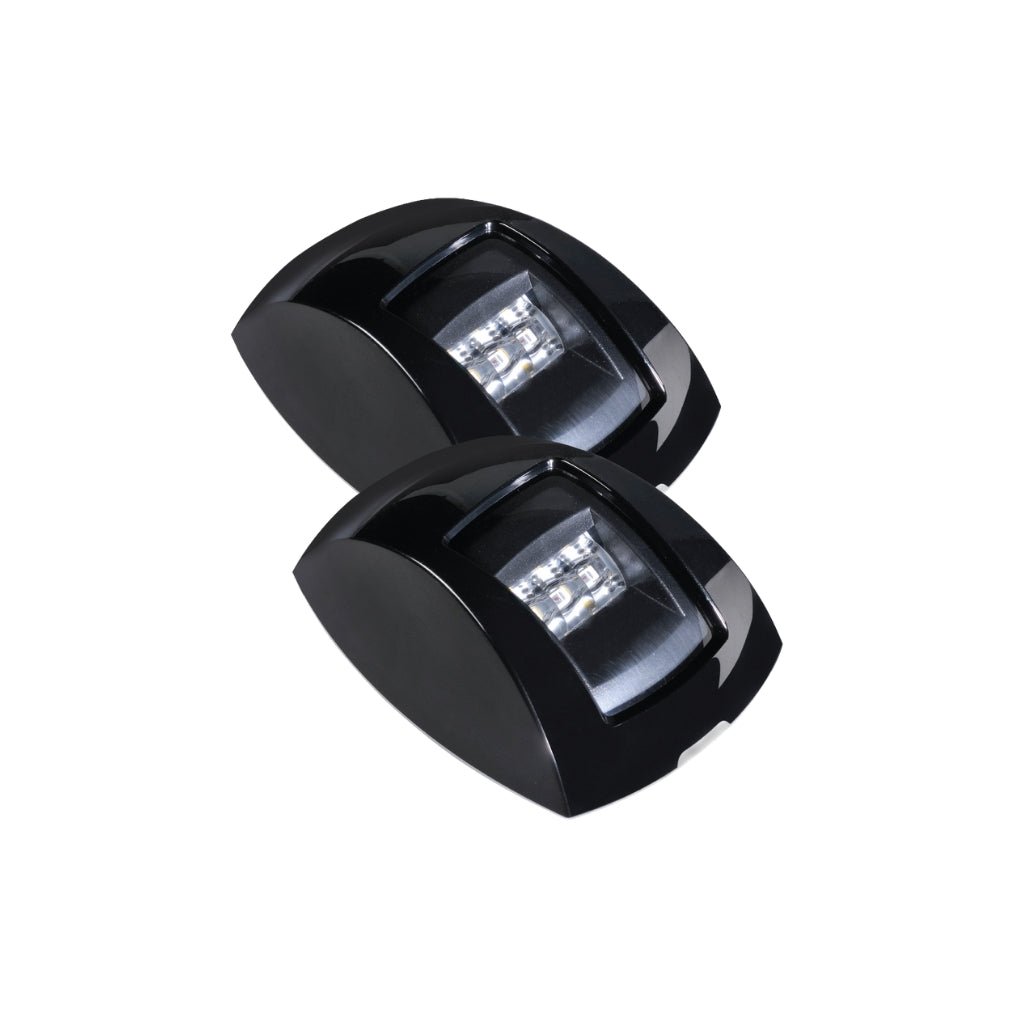 Narva 9-33V 1Nm LED Port & Starboard Lamps - Fish City Hamilton - Black Clear -