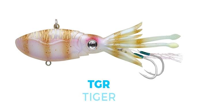 Nomad Squidtrex 110mm (1-3/4oz) - Fish City Hamilton - Tiger -