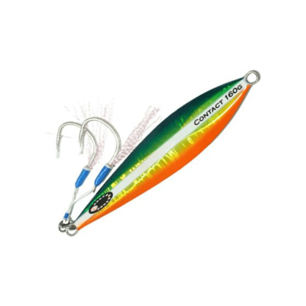 Ocean's Legacy Hybrid Contact Jig Rigged - Fish City Hamilton - 120g Green -