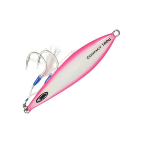 Ocean's Legacy Hybrid Contact Jig Rigged - Fish City Hamilton - 120g Pink Glow -