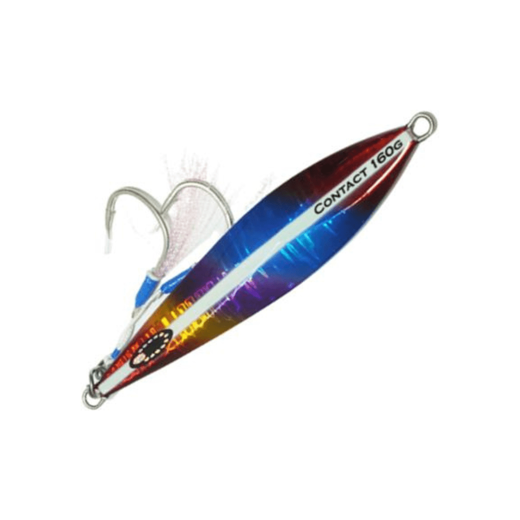 Ocean's Legacy Hybrid Contact Jig Rigged - Fish City Hamilton - 120g Rainbow -