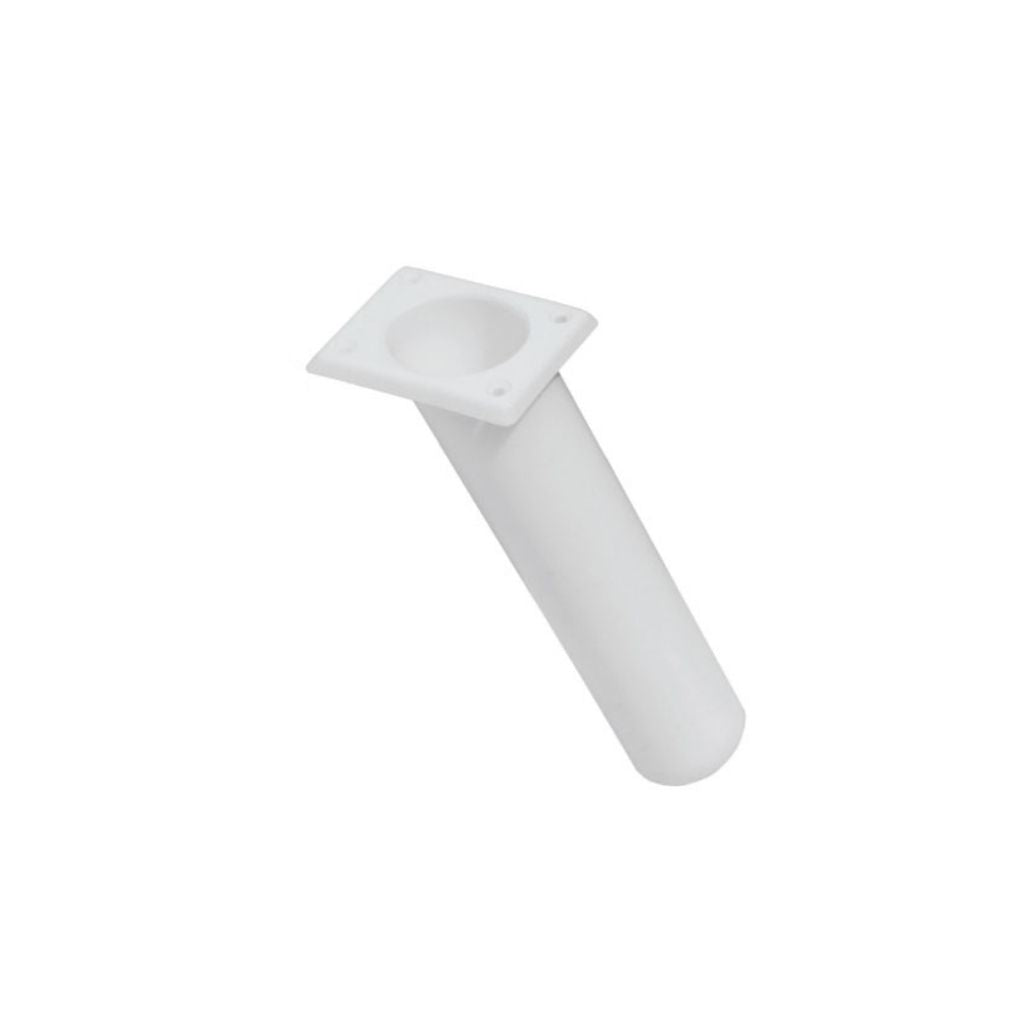 Oceansouth Rectangle Rod Holder - Fish City Hamilton - 30 Deg - White