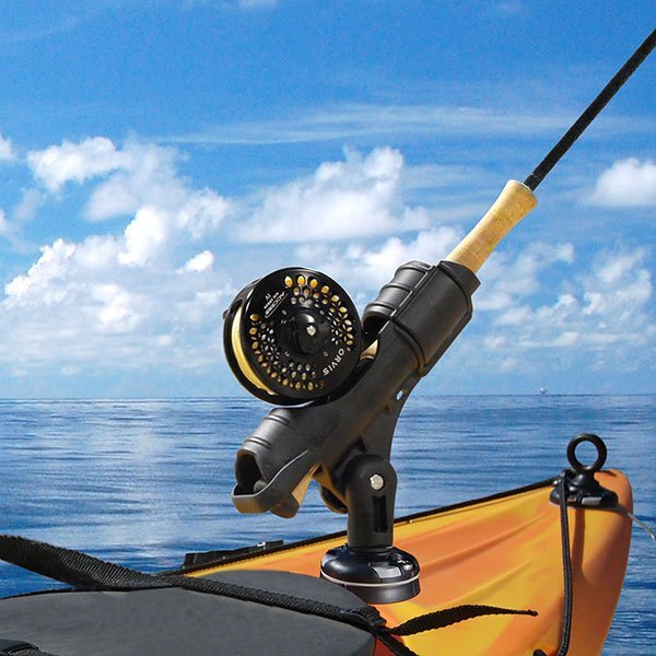 Railblaza Rod Holder with star port Black - Fish City Hamilton - -