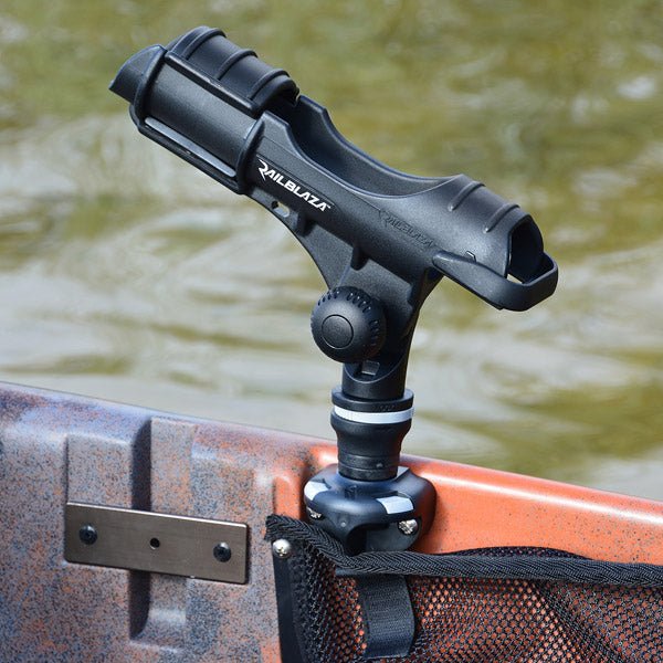 Railblaza Rod Holder with star port Black - Fish City Hamilton - -