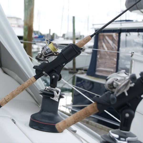 Railblaza Rod Holder with star port Black - Fish City Hamilton - -