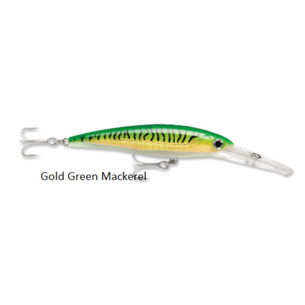 Rapala X-Rap XRMAG Lures 160 & 180mm - Fish City Hamilton - 16cm 30 Feet - Gold Green Mac