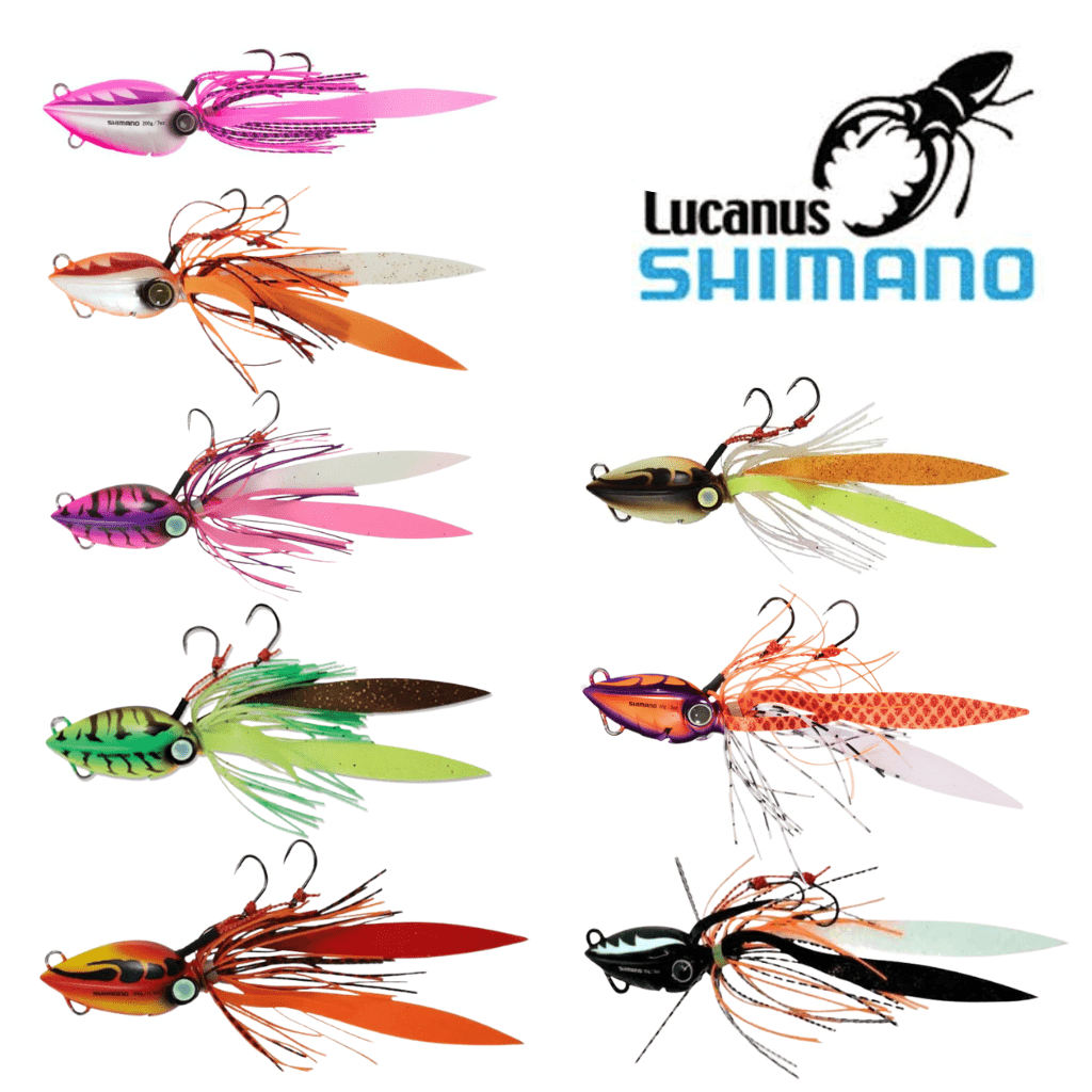 Shimano Lucanus Slow Jigs - Fish City Hamilton - 60GRM - Chartreuse Shrimp