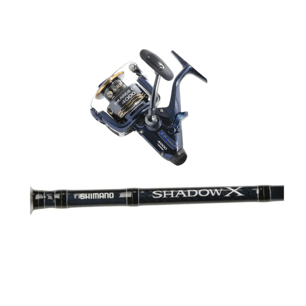 Shimano Thunnus CI4 4000F & Shadow X 7' 2pce 5-10kg Spin Strayline Combo - Fish City Hamilton - -