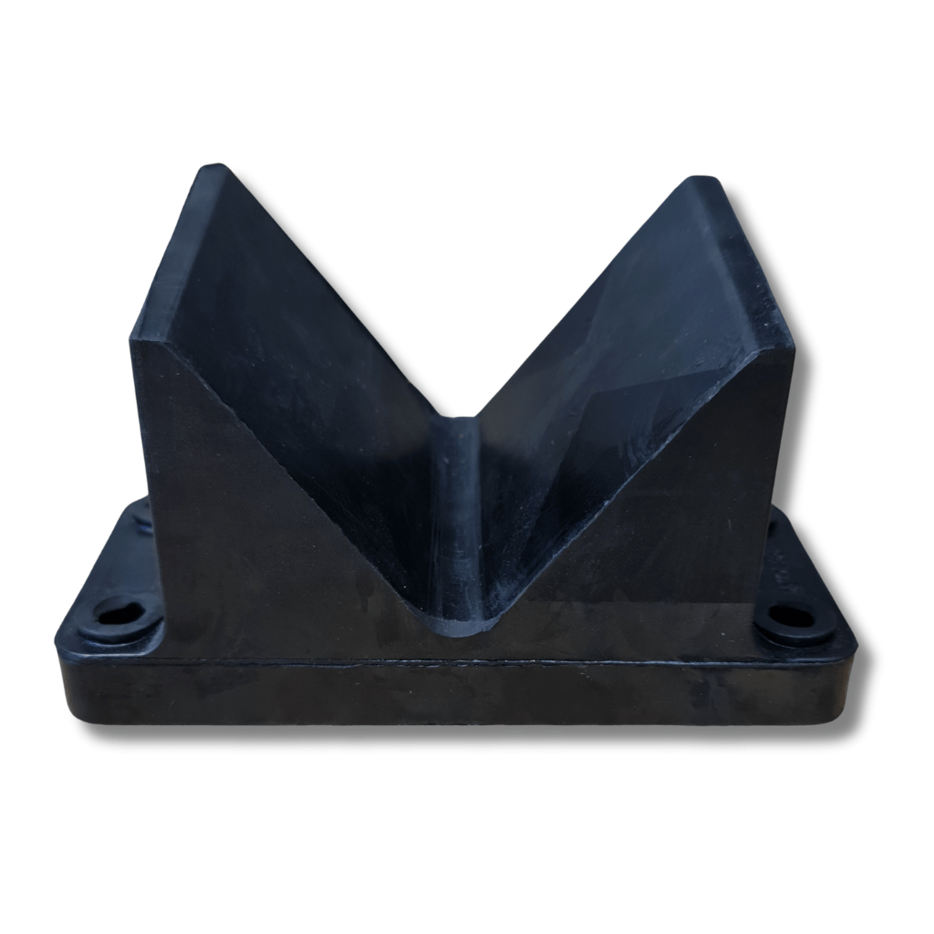 Snubbing Block Vee Bow Chock - Black - Fish City Hamilton - Large -