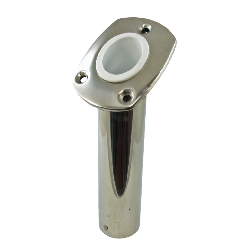 Stainless Steel Rod Holder Flush Mount 30 Deg - Fish City Hamilton - -