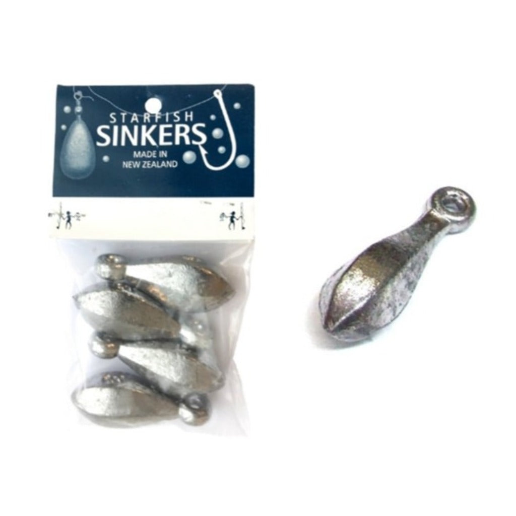 Starfish Bomb Sinkers - Fish City Hamilton - 10OZ BAG - SINGLE -