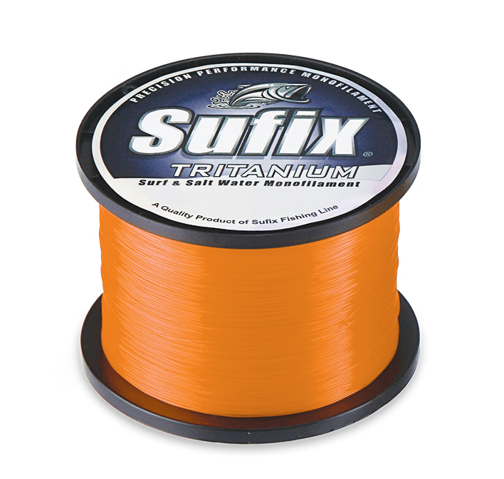 Sufix Tritanium Surfline Neon Orange - Fish City Hamilton - 6.3kg - 1520m
