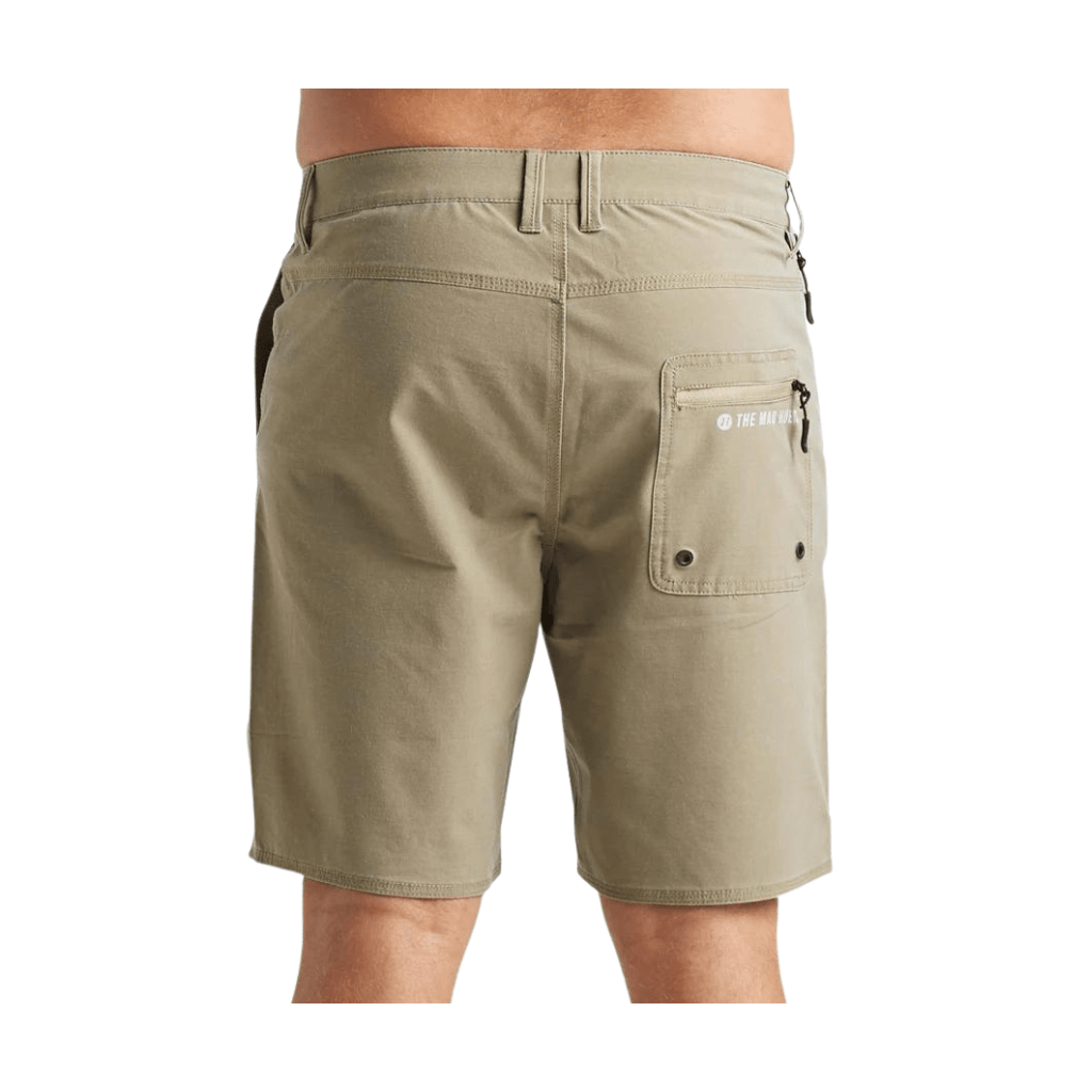 The Mad Hueys Fusion II Hybrid Short 18" - Fish City Hamilton - 28 - Dusty Green