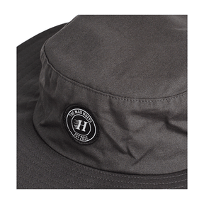 The Mad Hueys Hooked Wide Brim Hat Charcoal - Fish City Hamilton - S/M -