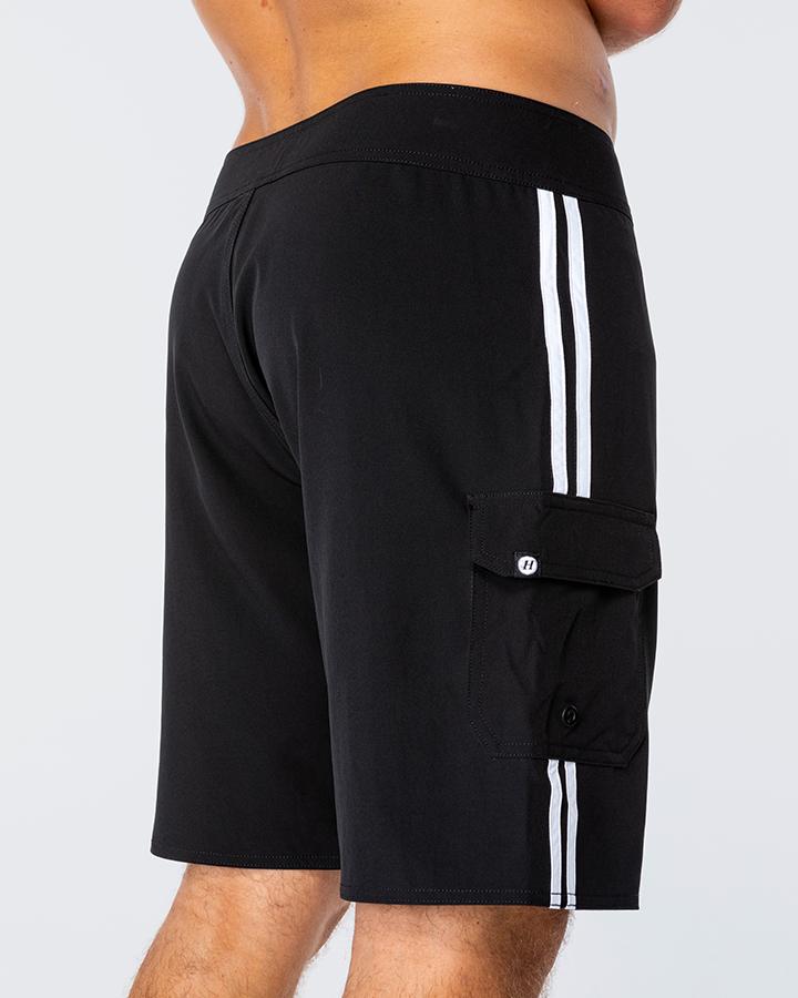 The Mad Hueys Mary Jane Shorts Black - Fish City Hamilton - 28 -