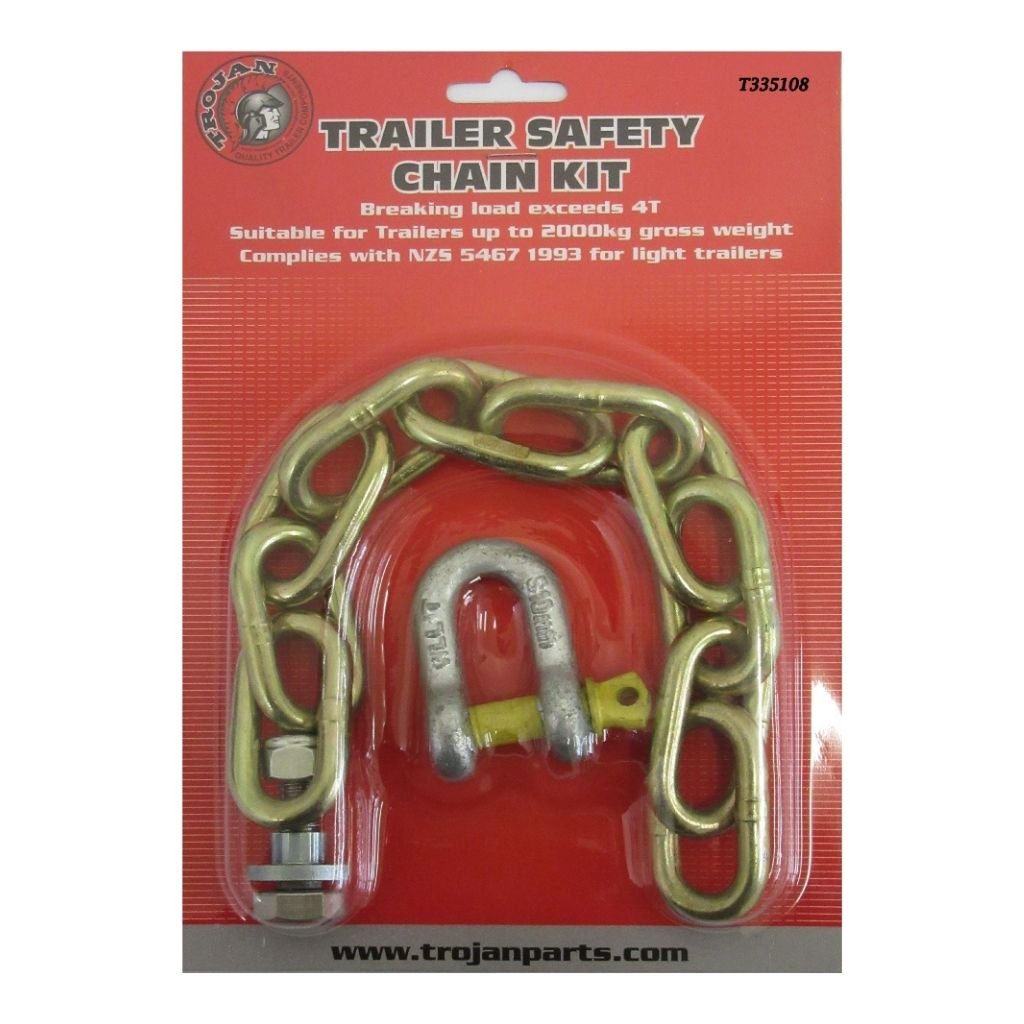 Trojan Safety Chain & Shackle Kit 4000Kg - Fish City Hamilton - -
