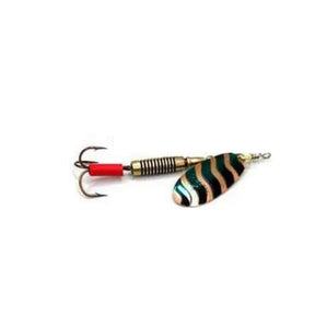 Veltic Fresh Water Spinners Size 2 - Fish City Hamilton - No2 - 2 per pack - Copper/Black/Green