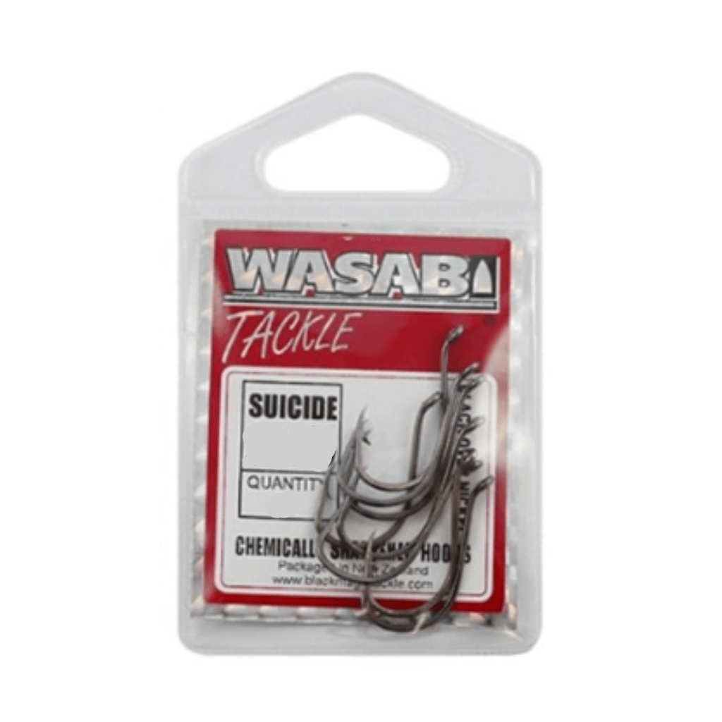 Wasabi Suicide Black Hooks - Fish City Hamilton - Small - 1/0