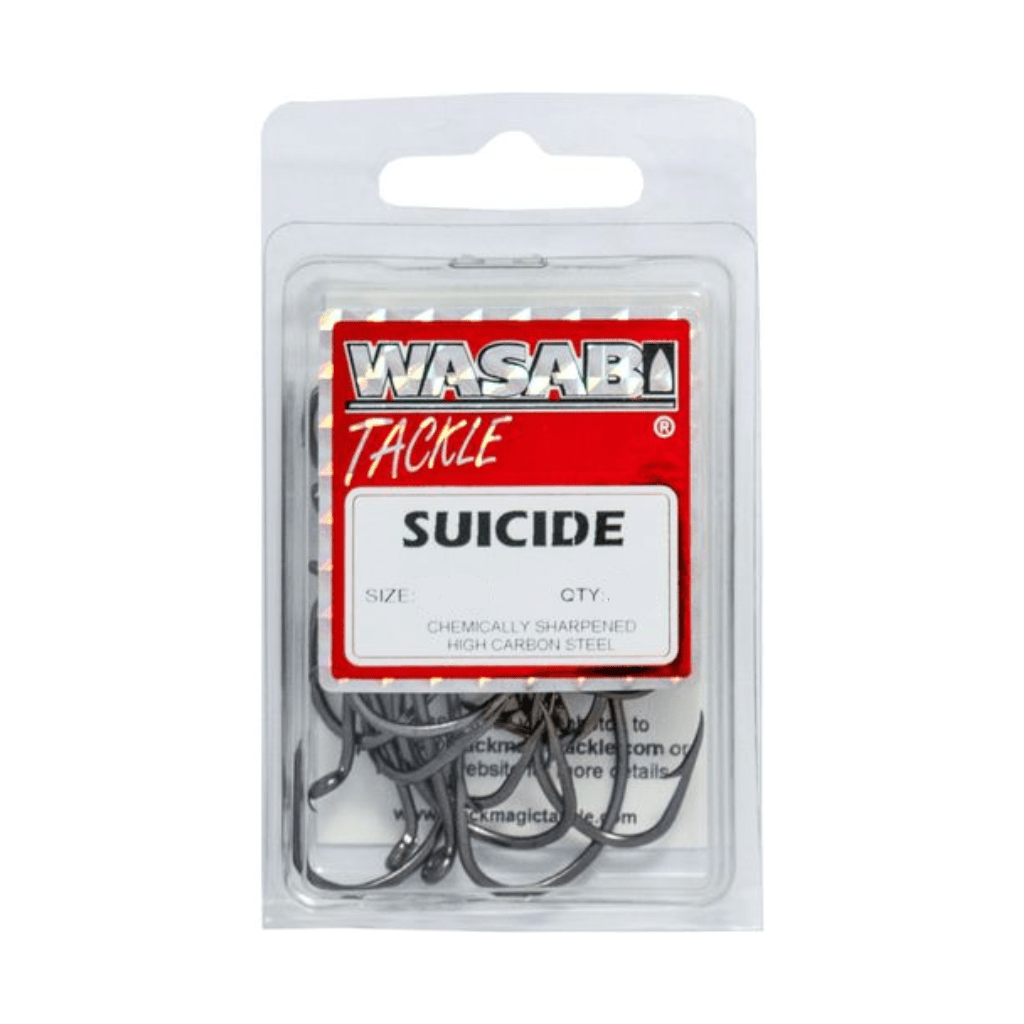 Wasabi Suicide Black Hooks - Fish City Hamilton - Small - 1/0