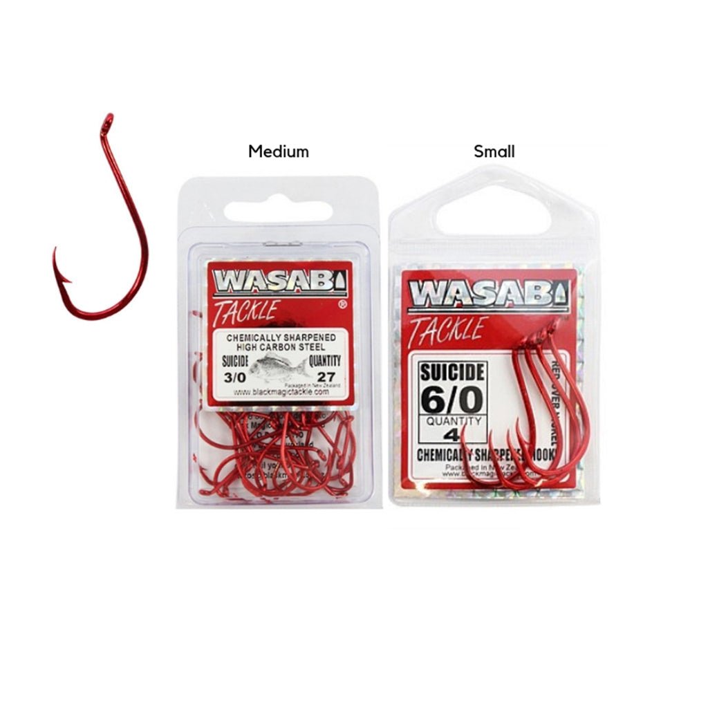 Wasabi Suicide Red Hooks - Fish City Hamilton - Medium - 1/0