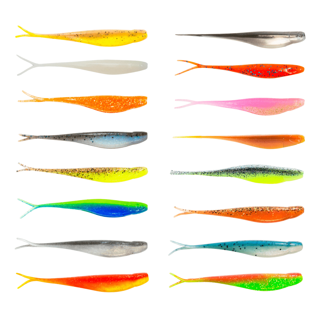 Z-Man Jerk ShadZ 5" & 7" Softbaits - Fish City Hamilton - 5" - Motor Oil