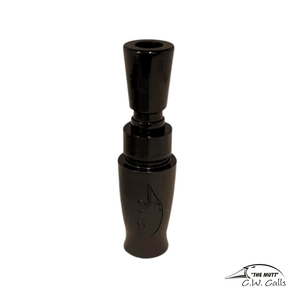 Cupped Wing Calls 'The Mutt" Duck Caller - Fish City Hamilton - Stealth Black -