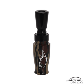 Cupped Wing Calls 'The Mutt" Duck Caller - Fish City Hamilton - Woodland Camo -