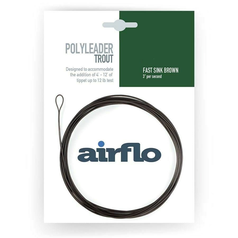 Airflo Polyleader Trout Leaders - Fish City Hamilton - 10' - Fast Sink